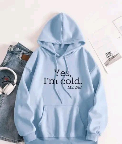 Unisex Personalized Slogan Hoodie Autumn Winter, Yes I Am Cold Casual Plush Pullover Long Sleeve Hoodie Streetwear Hip Hop Sweater for Men and Women