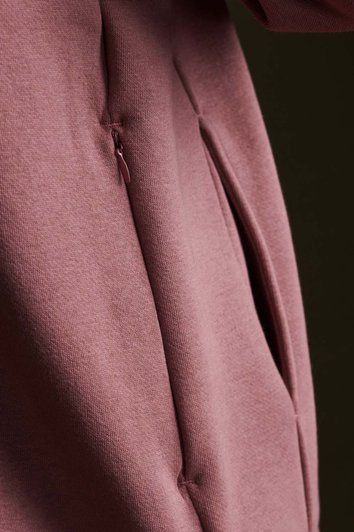 Women’s Onion Pink Cotton Hoodie | Casual Winterwear for Women