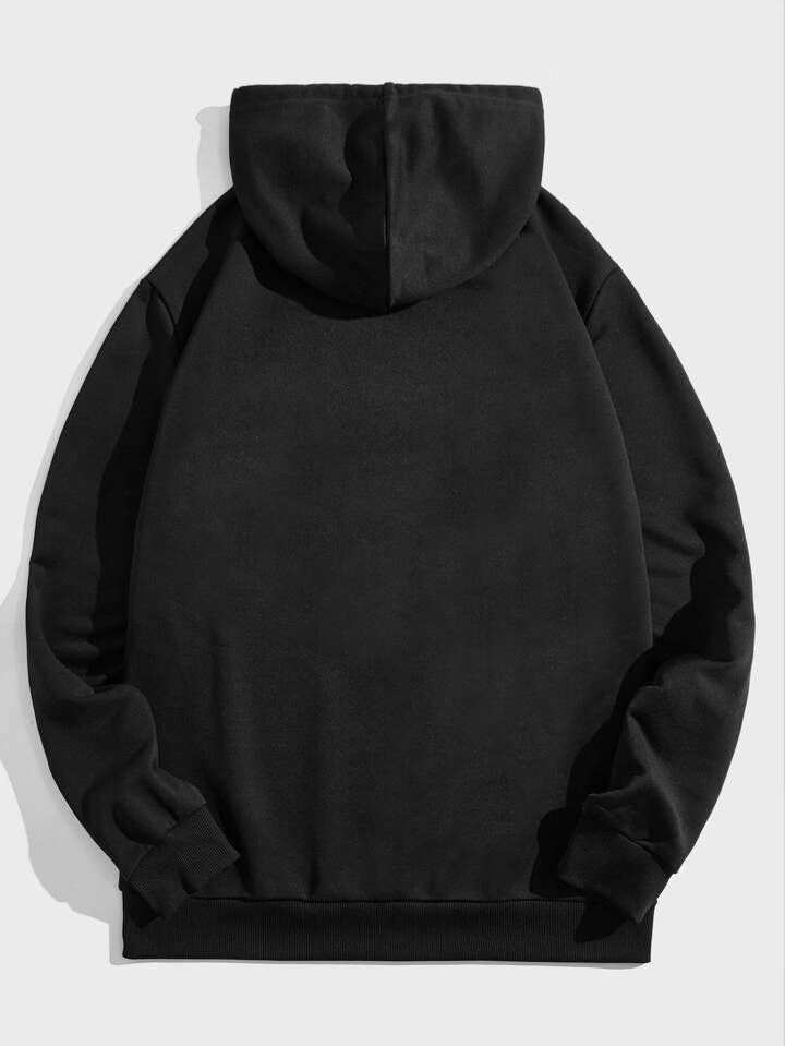 Manfinity VCAY Men Bear Print Drawstring Hoodie
